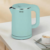 0.8L Small Electric Kettle – 1000W Fast Boil Stainless Steel Travel Teapot, Boil-Dry Protection & Auto Shut-Off – Green